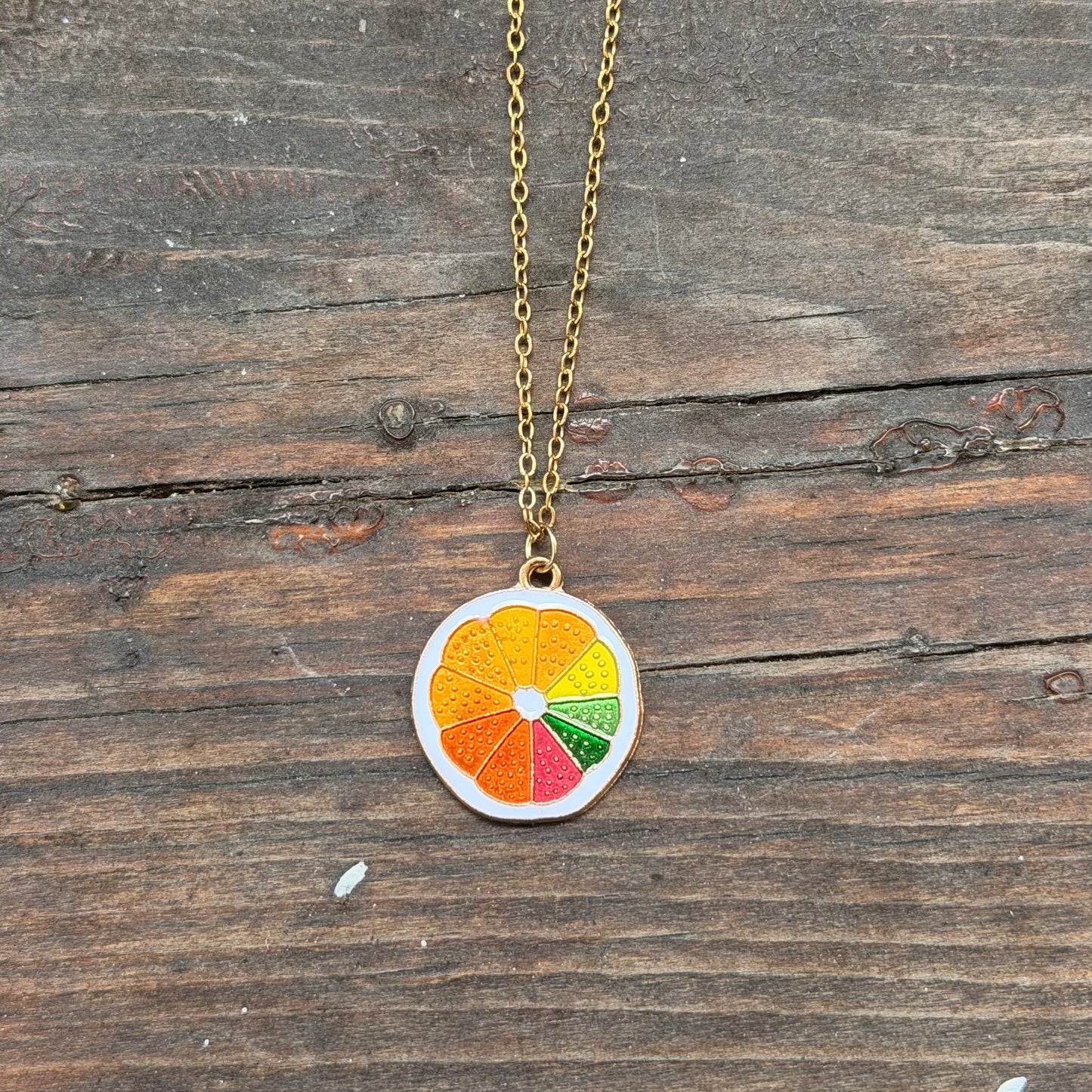 Lemon necklace