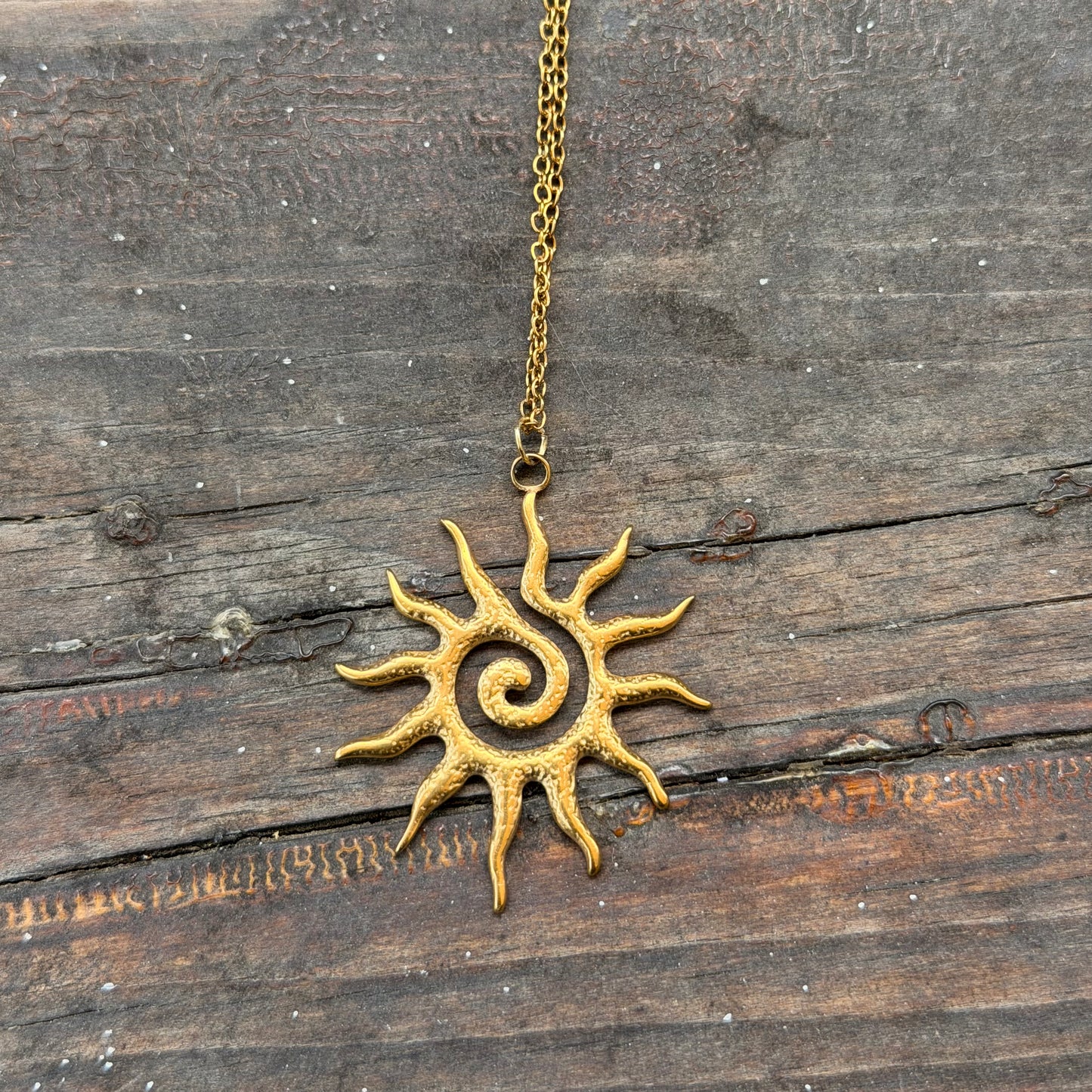 Sun necklace