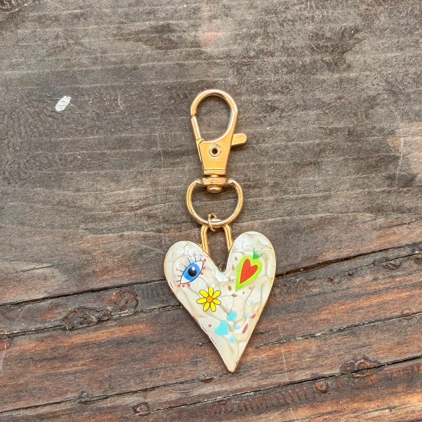 Heart keychain
