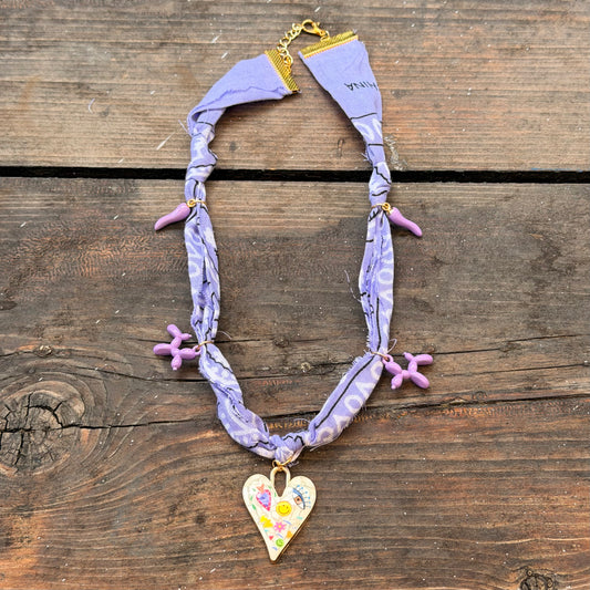 Purple choker