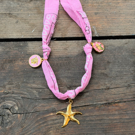 Pink choker
