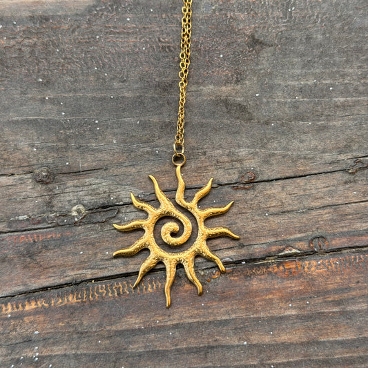 Sun necklace