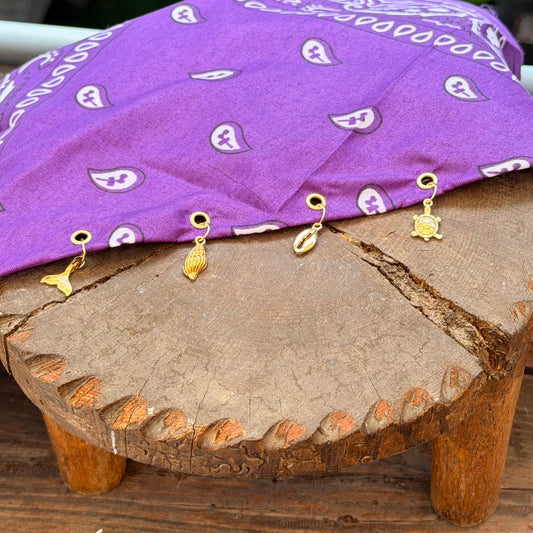 Purple bandana
