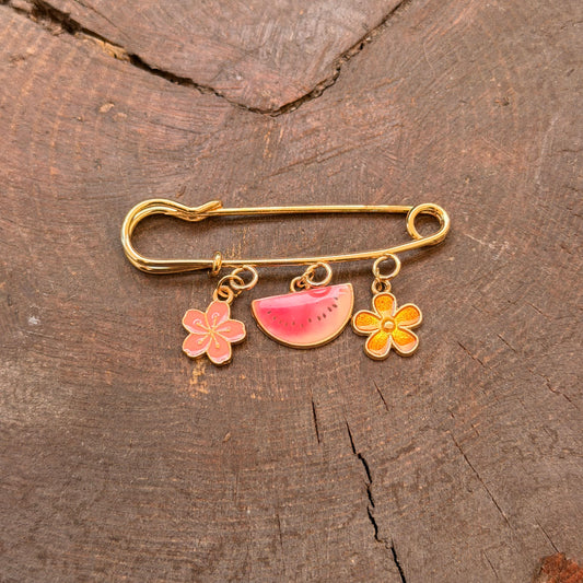Flower pin