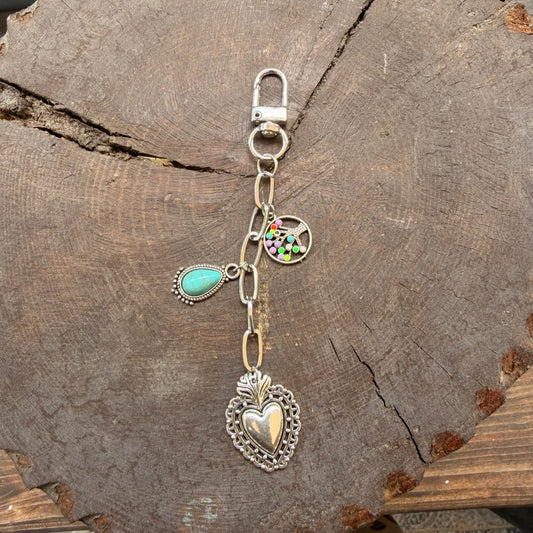Silver keychain