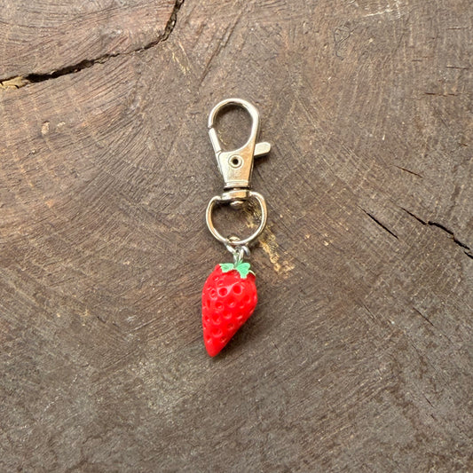 Strawberry keychain