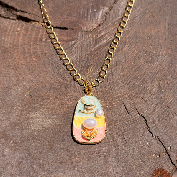 Sea pink necklace