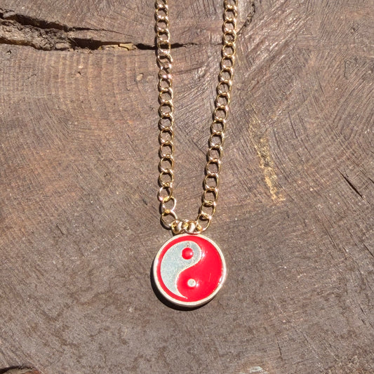 Red yinyan necklace