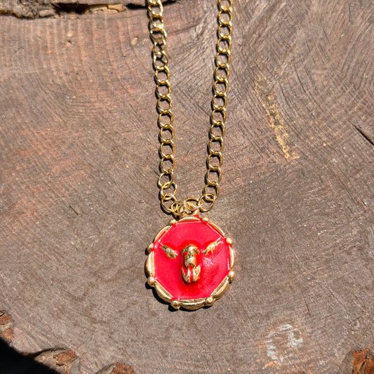 Red bull necklace